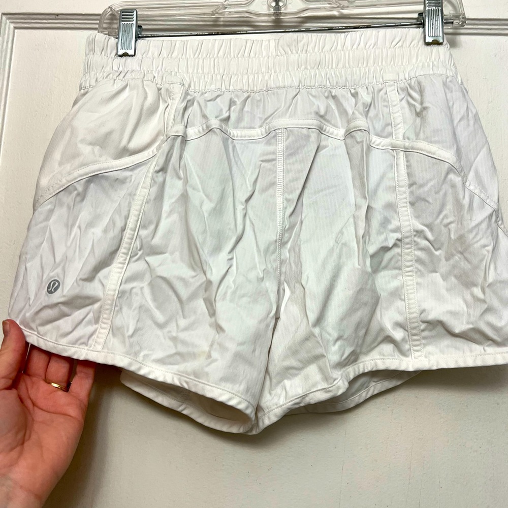 Lulu lemon lined running shorts.